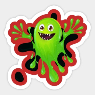 Slimer Ghost Sticker